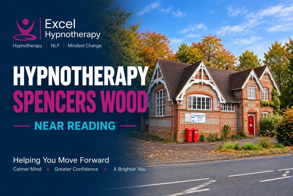 Hypnotherapy near Spencer’s Wood and Reading – The Excel Practice, featuring Spencer’s Wood Library in Berkshire.
